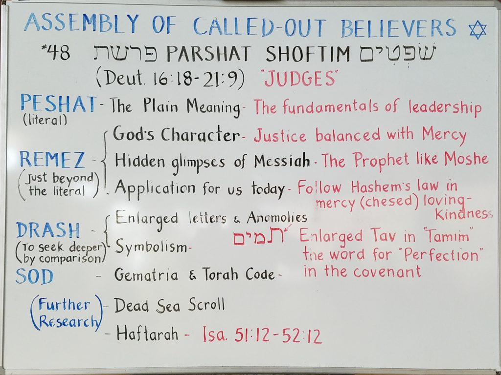 Ki Tetzei whiteboard
